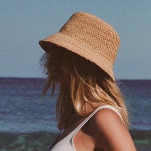 Sun Hat—INCA straw bucket hat from Lack of Color